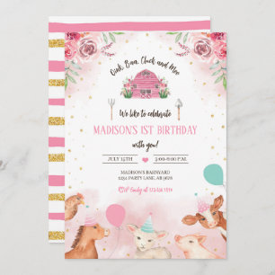 Party in landwirtschaftlichen Betrieben Einladung