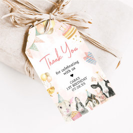 Party in landwirtschaftlichen Betrieben Geburtstag Geschenkanhänger