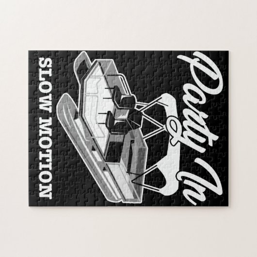 PARTY IN LANGSAM BEWEGUNG Pontoon Boot Puzzle (Horizontal)