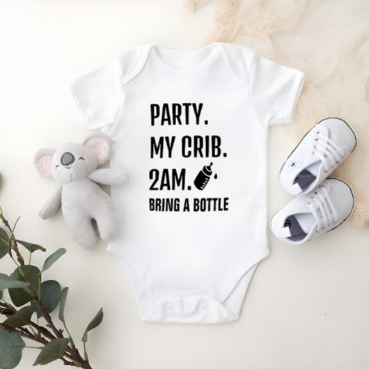 Party in meinem Grill - Funny Baby Bodysuit Baby Strampler
