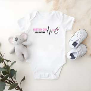Party in meinem Grill - Funny Baby Bodysuit Strampler
