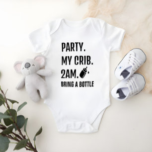 Party in meinem Grill - Funny Baby Bodysuit Strampler