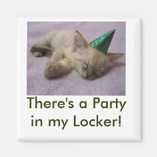 Party in meinem Locker Magnet