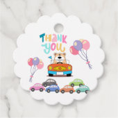 Party in Packungen Geschenkanhänger (Vorderseite)