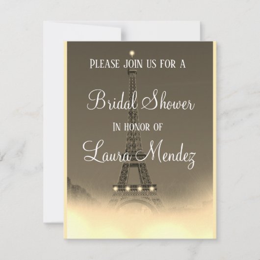 party in paris einladung (Vorderseite)