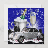 Party in Style Bright Lights - SRF Einladung (Vorderseite)