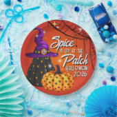 Party in the Patch Halloween Lunch-Papierplatten Pappteller (Party)