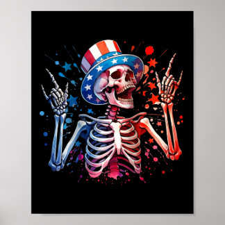 Party In The Usa Rock Hand 4. Juli Lustiger Amerik Poster