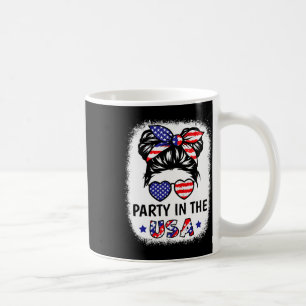 Party In Usa T-Shirt Mädchen 4. Juli Amerikanische Kaffeetasse