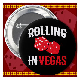 Party in Vegas Rolling in Vegas Las Vegas Button