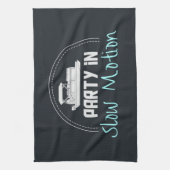 Party in Zeitlupe Geschirrtuch (Vertikal)