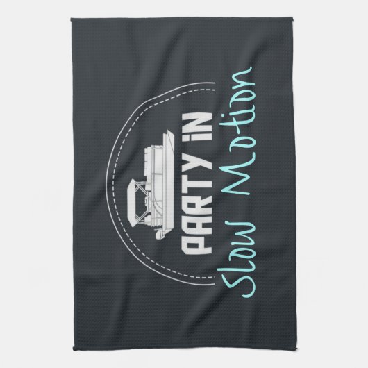 Party in Zeitlupe Geschirrtuch (Vertikal)