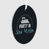 Party in Zeitlupe Ornament (Vorderseite)