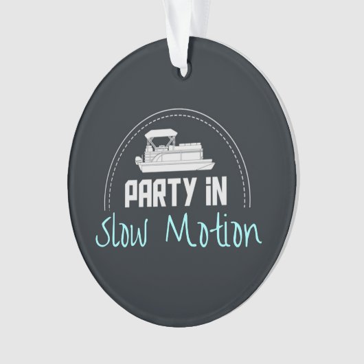 Party in Zeitlupe Ornament (Vorderseite)