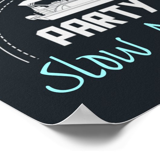 Party in Zeitlupe Poster (Ecke)