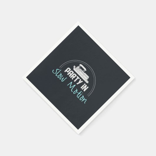 Party in Zeitlupe Serviette (Ecke)