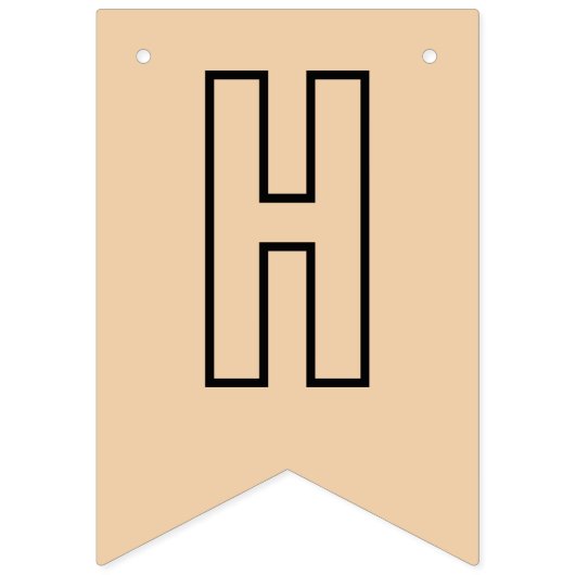 Party individuell anpassbar wimpelkette (Zweite Fahne)