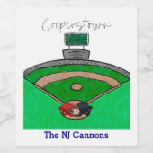 Party-Individuelle Name des kooperierenden Feldtea Weinetikett (Einzelnes Label)