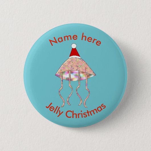 Party Jellyfish Custom Button (Vorderseite)