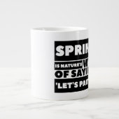 Party Jumbo Tasse (Vorderseite)