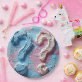 Party-Junge oder Mädchen auf Papierplatte Pappteller (Party)