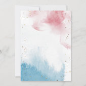 Party Junge oder Mädchen Einladung (Rückseite)