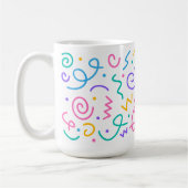 Party 🌸 Kaffee Tasse 15oz (Links)