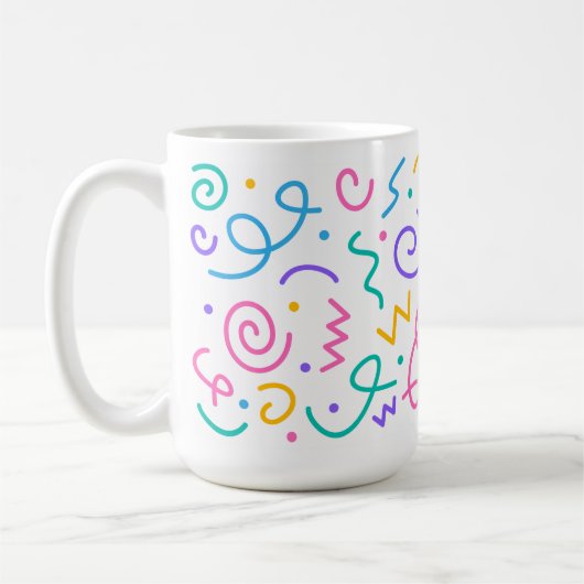 Party 🌸 Kaffee Tasse 15oz (Links)