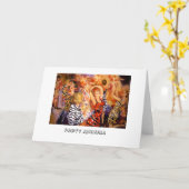 Party Karte (Gelbe Blume)