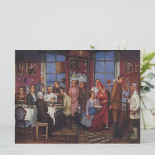 Party Karte (Stehend Vorderseite)