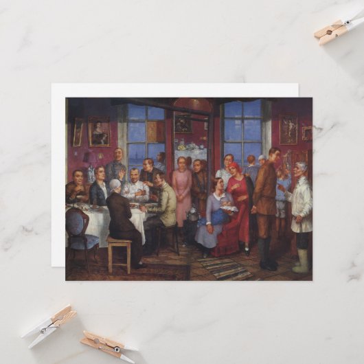 Party Karte (Vorderseite/Rückseite Beispiel)