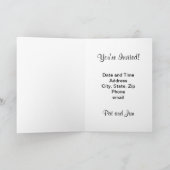 Party-Karte für den Haushalt Einladung (Innenseite)