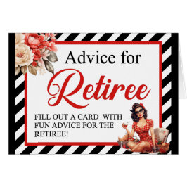 Party-Karte für den Pinup-Rente