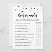 Party-Karte für Kinder unter oder über dem Spielfe Einladung (Vorderseite)