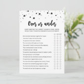 Party-Karte für Kinder unter oder über dem Spielfe Einladung (Stehend Vorderseite)