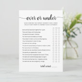 Party-Karte für Kinder unter oder über dem Spielfe Einladung (Stehend Vorderseite)