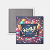 Party-Karte Magnet (Vorderseite/Rückseite)