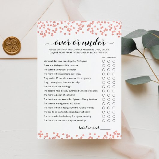 Party-Karte zum Bearbeiten über oder unter dem Gam Einladung