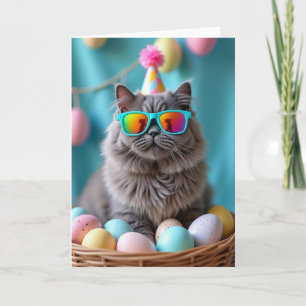 Party-Katze-Feierkarte Karte