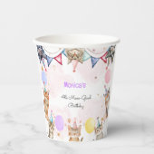 Party Katzen Meu-Kindergeburtstag Pappbecher (Vorderseite)