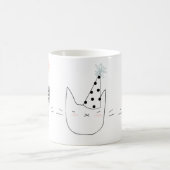 Party-Katzen-Tasse Kaffeetasse (Mittel)