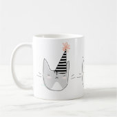 Party-Katzen-Tasse Kaffeetasse (Links)