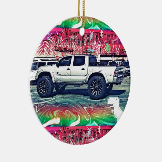 Party Keramik Ornament (Rechts)