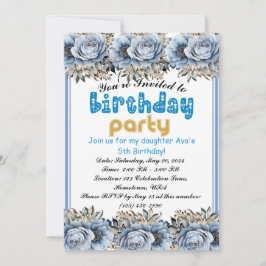 Party: Kinder zum Geburtstag einladen! Einladung