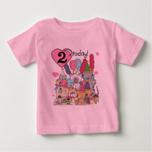 Party Kittens 2. Geburtstag T - Shirt und Geschenk