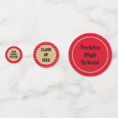 Party! Klasse Wiedersehen-Tabelle Konfetti (Rückseiten)