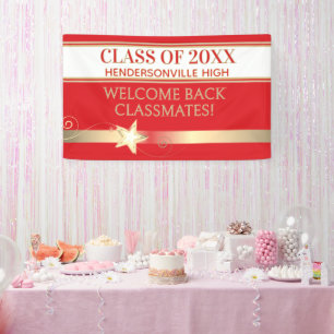 Party! Klassentreffen Willkommen Banner