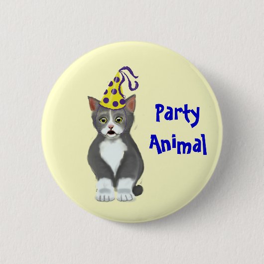 Party-Knopf Button (Vorderseite)
