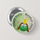 Party-Knopf der Königin-Lo Button (Vorne & Hinten)