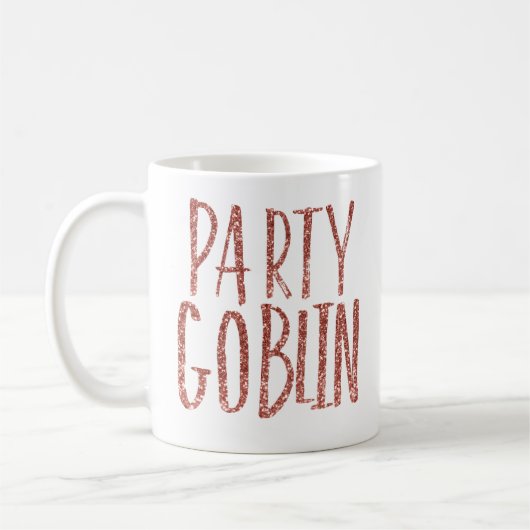 Party-Kobold-Rosen-GoldGlitter Kaffeetasse (Links)